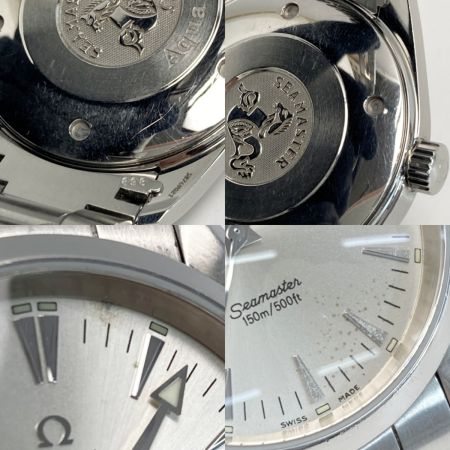  OMEGA オメガ シーマスター アクアテラ 2517.30 シルバー クォーツ メンズ 腕時計 Seamaster