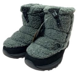 ☆☆ THE NORTH FACE ザノースフェイス ヌプシ ブーティ ショート フリース NF52578 グレー SIZE 24cm Bランク