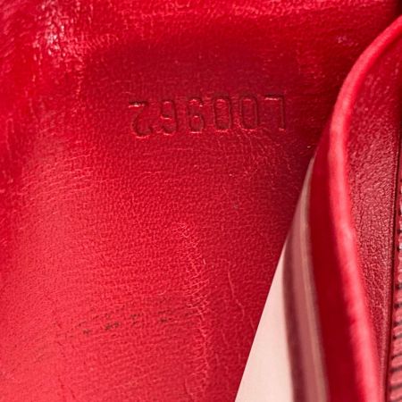 LOUIS VUITTON ルイヴィトン エピ ポルト2カルト カードケース M63207 カスティリアンレッド レザー 