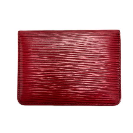 LOUIS VUITTON ルイヴィトン エピ ポルト2カルト カードケース M63207 カスティリアンレッド レザー 
