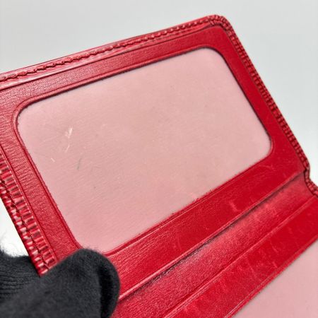 LOUIS VUITTON ルイヴィトン エピ ポルト2カルト カードケース M63207 カスティリアンレッド レザー 