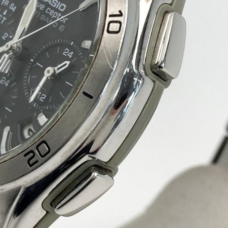  CASIO カシオ ウェーブセプター WVQ-M410DE-1A2JF ブラック 電波ソーラー メンズ 腕時計 wave ceptor