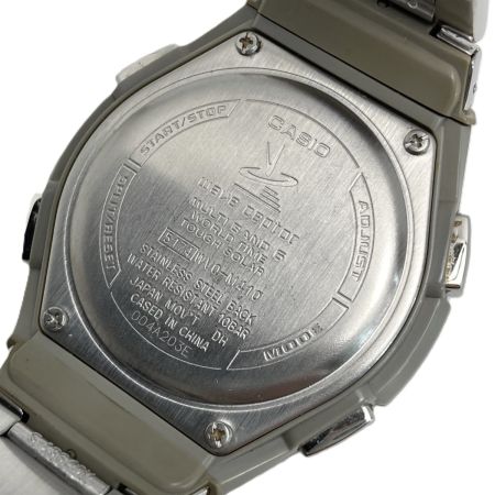  CASIO カシオ ウェーブセプター WVQ-M410DE-1A2JF ブラック 電波ソーラー メンズ 腕時計 wave ceptor