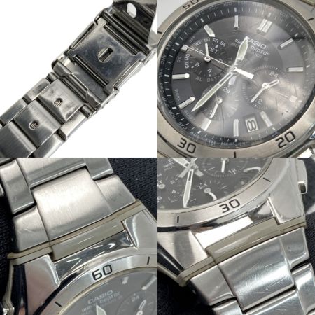  CASIO カシオ ウェーブセプター WVQ-M410DE-1A2JF ブラック 電波ソーラー メンズ 腕時計 wave ceptor