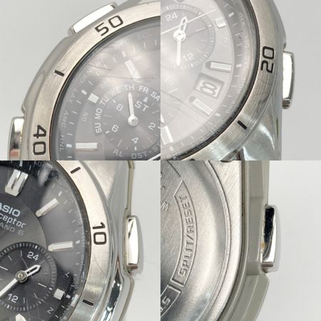  CASIO カシオ ウェーブセプター WVQ-M410DE-1A2JF ブラック 電波ソーラー メンズ 腕時計 wave ceptor