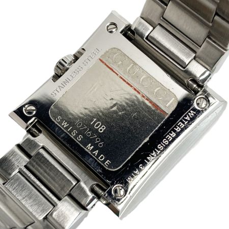  GUCCI グッチ フローラ 花柄 108 シルバー クォーツ メンズ 腕時計