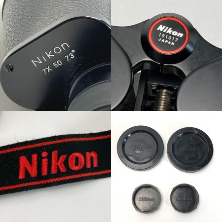  Nikon ニコン 7x50 7.3° 双眼鏡 ストラップ付き