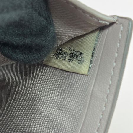  COACH コーチ 3つ折り財布  CM437 バイオレット レディース ゴールド金具