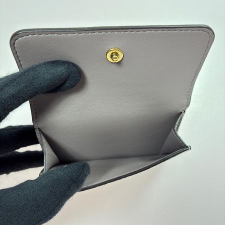  COACH コーチ 3つ折り財布  CM437 バイオレット レディース ゴールド金具