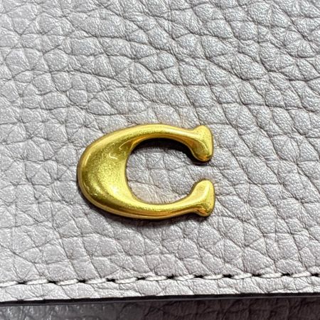  COACH コーチ 3つ折り財布  CM437 バイオレット レディース ゴールド金具