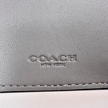  COACH コーチ 3つ折り財布  CM437 バイオレット レディース ゴールド金具