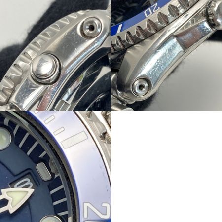  SEIKO セイコー キネティック ダイバー200ｍ 5M62-0BL0 ブルー メンズ 腕時計 KINETIC