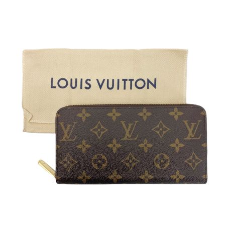  LOUIS VUITTON ルイヴィトン ラウンドファスナー財布 ジッピーウォレット M27030 モノグラム×ゴールド ICタグ反応有 袋有