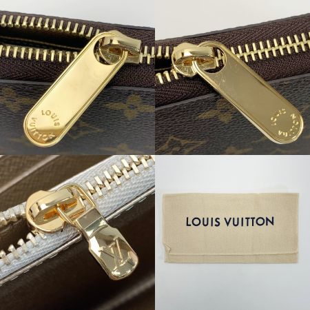  LOUIS VUITTON ルイヴィトン ラウンドファスナー財布 ジッピーウォレット M27030 モノグラム×ゴールド ICタグ反応有 袋有
