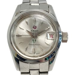 ☆☆ RADO ラドー グリーンホース デイト 25石 シルバー 自動巻き レディース 腕時計 Green Horse Cランク