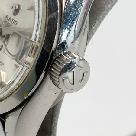  RADO ラドー グリーンホース デイト 25石 シルバー 自動巻き レディース 腕時計 Green Horse