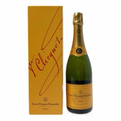 ☆☆ Veuve Clicquot ヴーヴクリコ ブリュット イエローラベル 750ml 12度 シャンパン 古酒 箱有 BRUT Sランク 未開栓