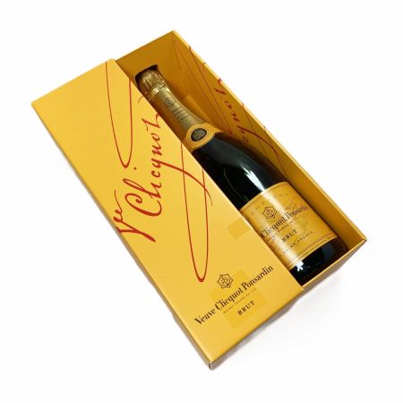  Veuve Clicquot ヴーヴクリコ ブリュット イエローラベル 750ml 12度 シャンパン 古酒 箱有 BRUT 未開栓