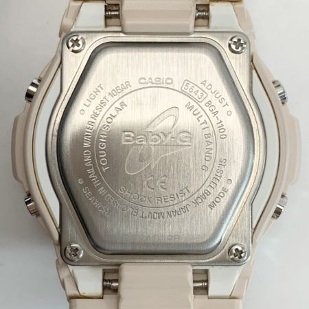  CASIO カシオ Baby-G BGA-1100-4BJF ピンク系 電波ソーラー ラバー