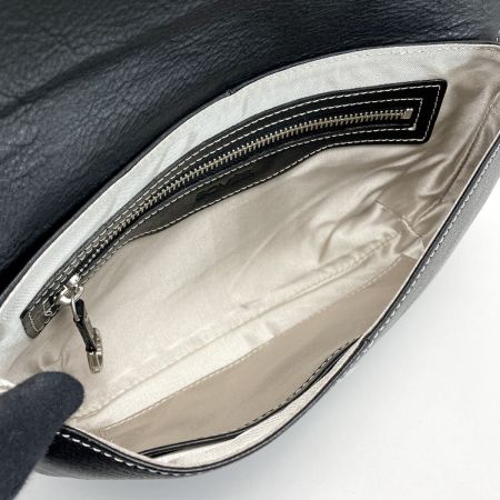  Somes Saddle ソメスサドル フラップ ショルダーバッグ ブラック レザー 蹄鉄