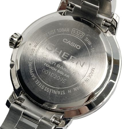  CASIO カシオ シーン フローティングインデックス SHW-1600D-2AJF ブルー 電波ソーラー レディース 腕時計 SHEEN