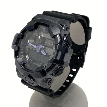  CASIO カシオ G-SHOCK メタルカバード アナデジ GM-700P-6AJF ダークパープル クォーツ メンズ 腕時計