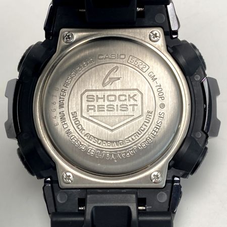  CASIO カシオ G-SHOCK メタルカバード アナデジ GM-700P-6AJF ダークパープル クォーツ メンズ 腕時計
