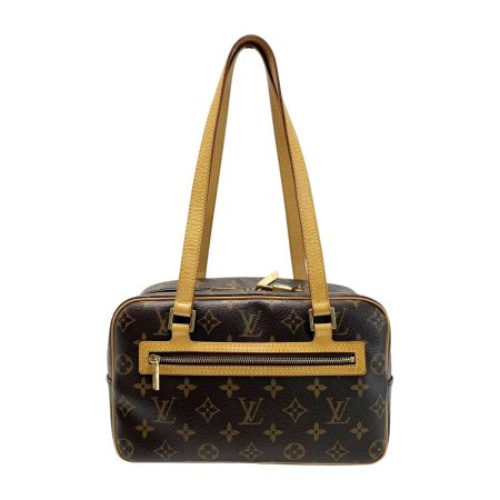  LOUIS VUITTON ルイヴィトン モノグラム ハンドバッグ シテMM M51182 パドロック キー2個