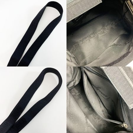  Salvatore Ferragamo サルヴァトーレフェラガモ バッグ ストラップ・袋有 AU-21-0187 ブラック ナイロン