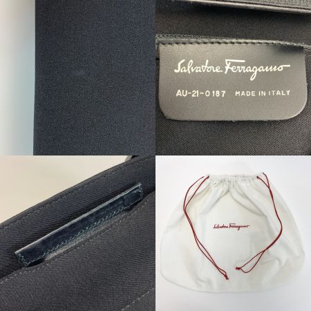  Salvatore Ferragamo サルヴァトーレフェラガモ バッグ ストラップ・袋有 AU-21-0187 ブラック ナイロン