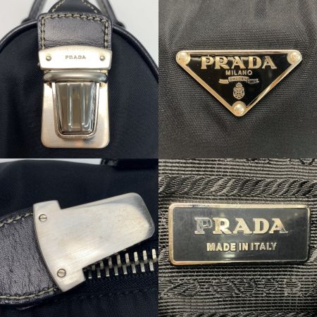  PRADA プラダ ハンドバッグ 三角ロゴプレート BL0171 ブラック 袋有
