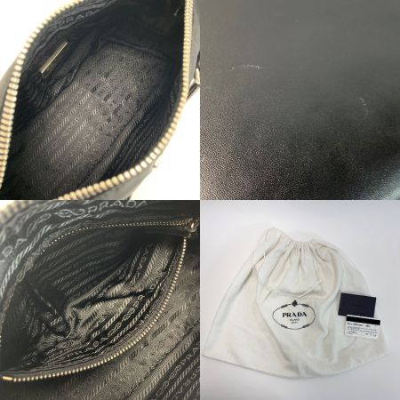  PRADA プラダ ハンドバッグ 三角ロゴプレート BL0171 ブラック 袋有
