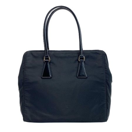  PRADA プラダ トートバッグ 三角ロゴプレート ブラック 袋有