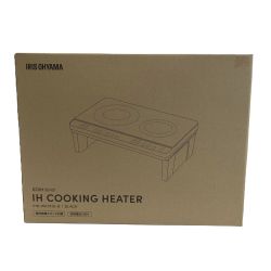 ☆☆ IRISOHYAMA アイリスオーヤマ IHKWKT41SB ブラック 2口 IHコンロ スタンド付き 未使用 Sランク