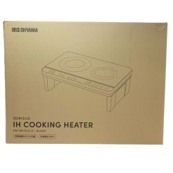 ☆☆ IRISOHYAMA アイリスオーヤマ 2口IHコンロ脚付 IHKWKT41SB ブラック キッチン家電 Sランク