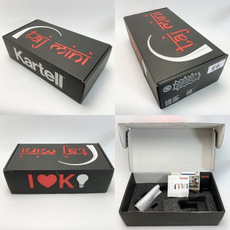  Kartell カルテル テーブルランプ Taj mini タジミニ ブラック 箱有
