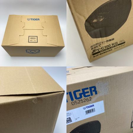 Tiger タイガ タイガー 圧力IH炊飯器 炊きたて JPV-C100 5.5合炊き 未使用