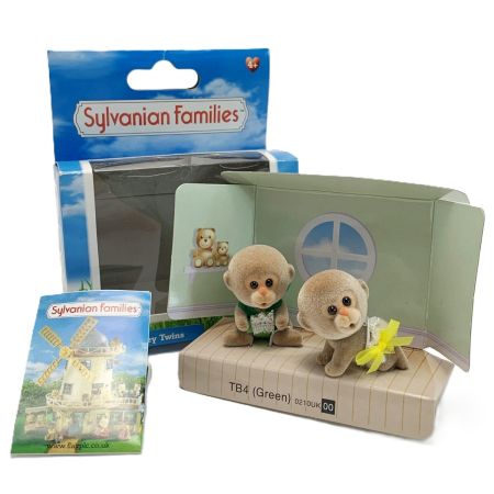   シルバニアファミリー 海外版 サルの赤ちゃん双子 開封済み 箱付き