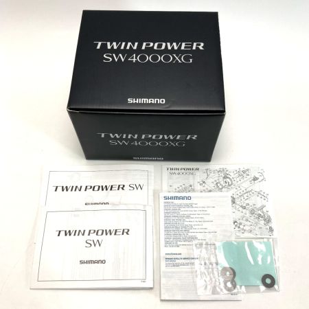  SHIMANO シマノ 21 ツインパワー SW 4000XG 04221 スピニングリール 箱付き