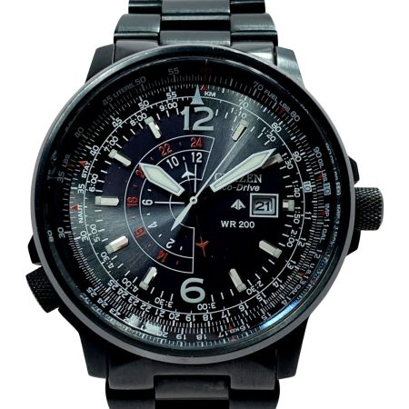  CITIZEN シチズン プロマスター ナイトホーク B877-S025559 ブラック ソーラー メンズ 腕時計 PROMASTER