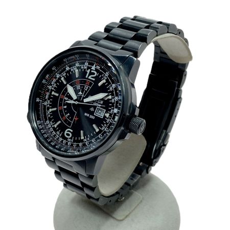  CITIZEN シチズン プロマスター ナイトホーク B877-S025559 ブラック ソーラー メンズ 腕時計 PROMASTER