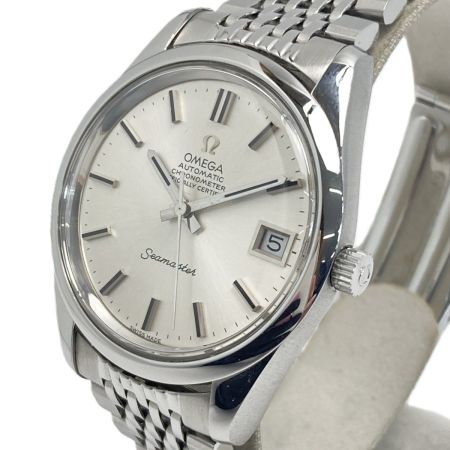  OMEGA オメガ シーマスター デイト 168.0061/166.0172 シルバー 自動巻き メンズ 腕時計 Seamaster
