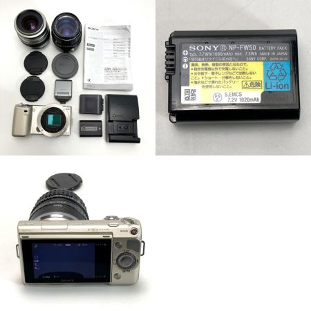  SONY ソニー ミラーレス一眼α NEX-5 pentax レンズ 2個付き
