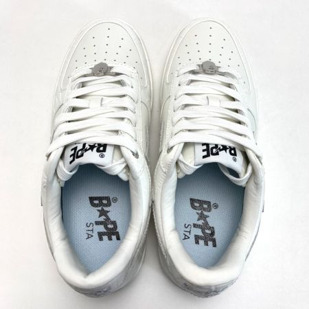  A BATHING APE アベイシングエイプ BAPE STA #3 M191303 ホワイト スニーカー 25cm メンズ 箱付