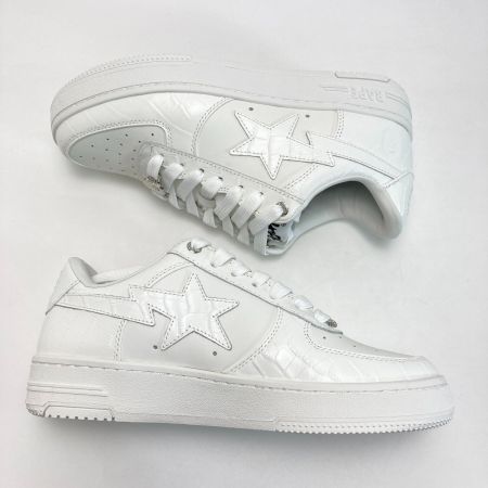  A BATHING APE アベイシングエイプ BAPE STA #3 M191303 ホワイト スニーカー 25cm メンズ 箱付