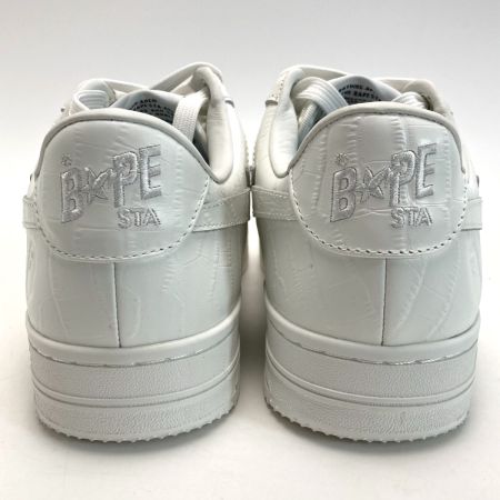  A BATHING APE アベイシングエイプ BAPE STA #3 M191303 ホワイト スニーカー 25cm メンズ 箱付