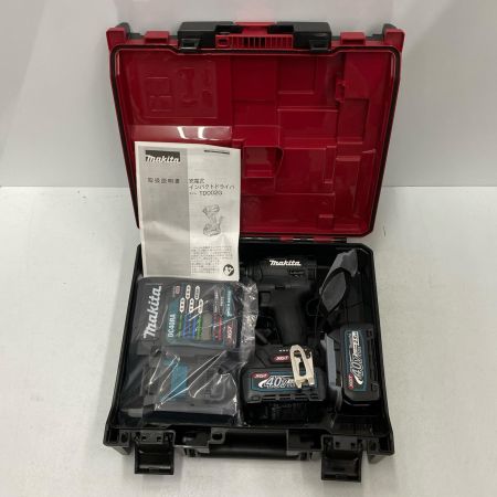  MAKITA マキタ インパクトドライバ TD002GRDXB ブラック 未使用品 付属品完備