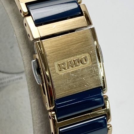  RADO ラドー ダイヤスター 2Pダイヤ 153.0283.3 ブラック クォーツ レディース 腕時計 DIASTAR