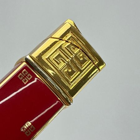 GIVENCHY ジバンシー オイルライター  ボルドー xゴールド