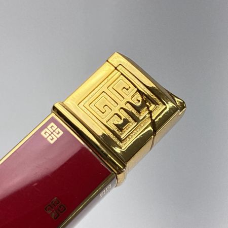 GIVENCHY ジバンシー オイルライター  ボルドー xゴールド